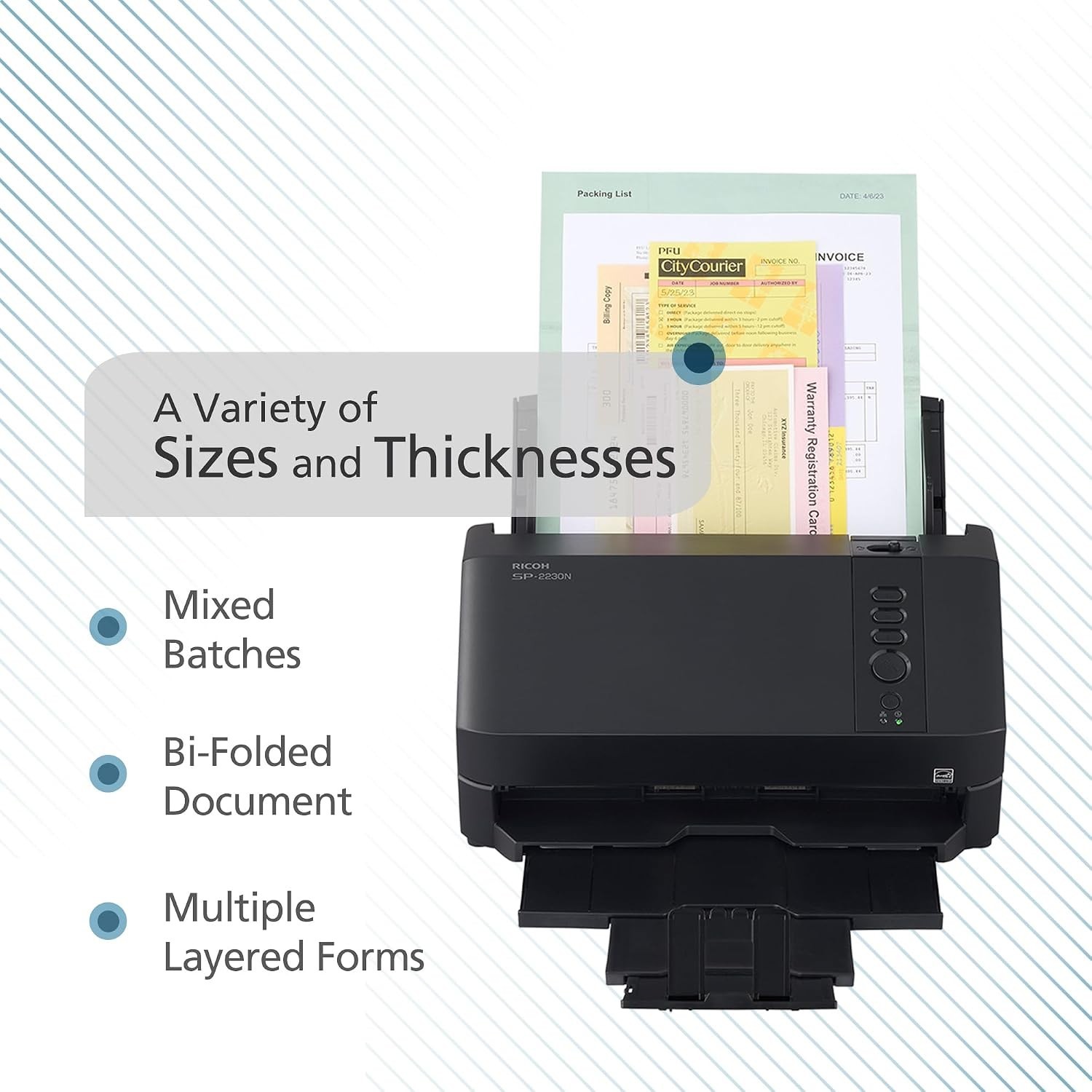 ICOH SP-2240N Easy-to-Use Compact Color Duplex Document Scanner 75