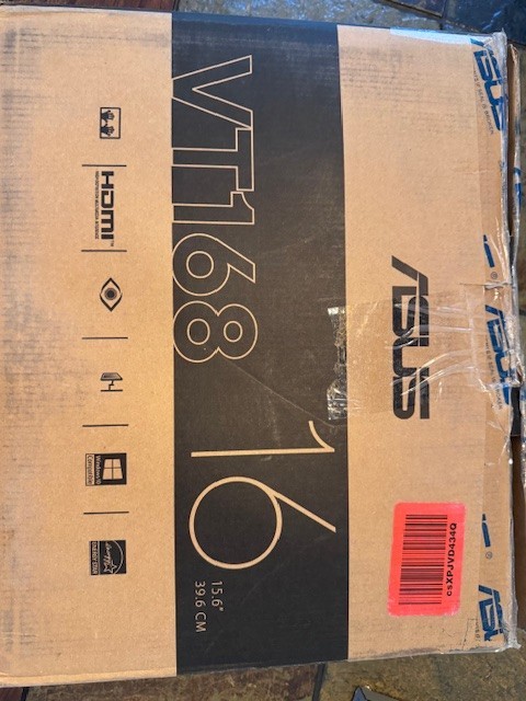 ASUS VT168HR 15.6″ touchscreen WXGA @ 60 Hz TN 220 cd/m2 400:1 5 ms HDMI Monitor