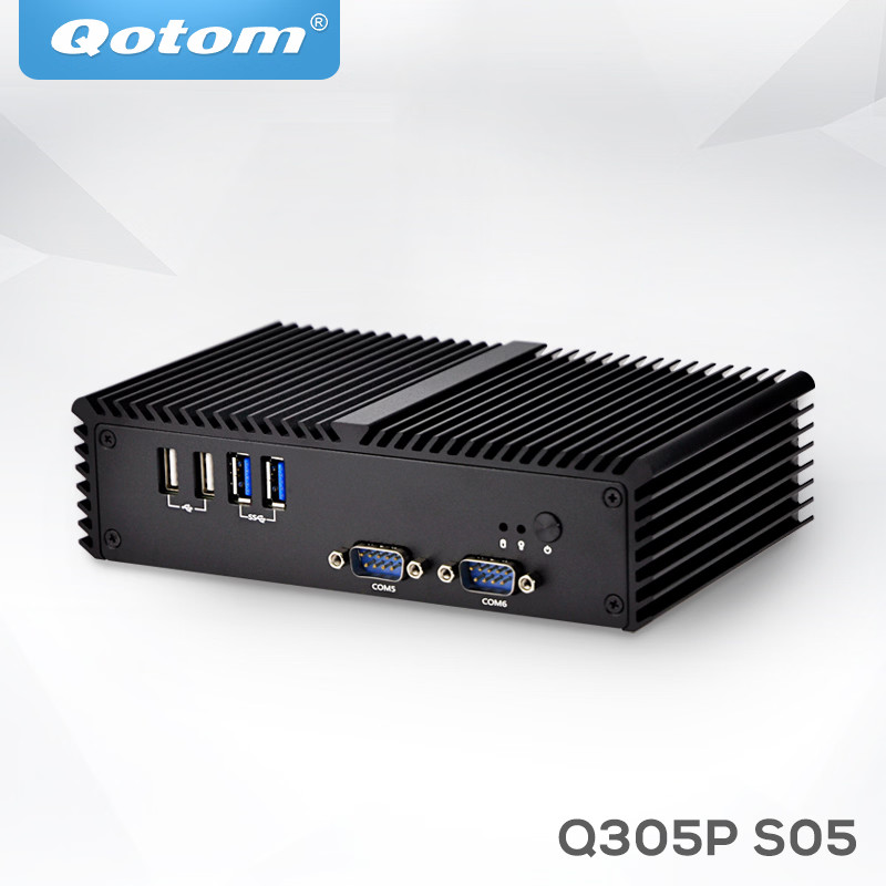 Portable Desktop Mini PC Core Onboard Fanless Mini PC Qotom POS