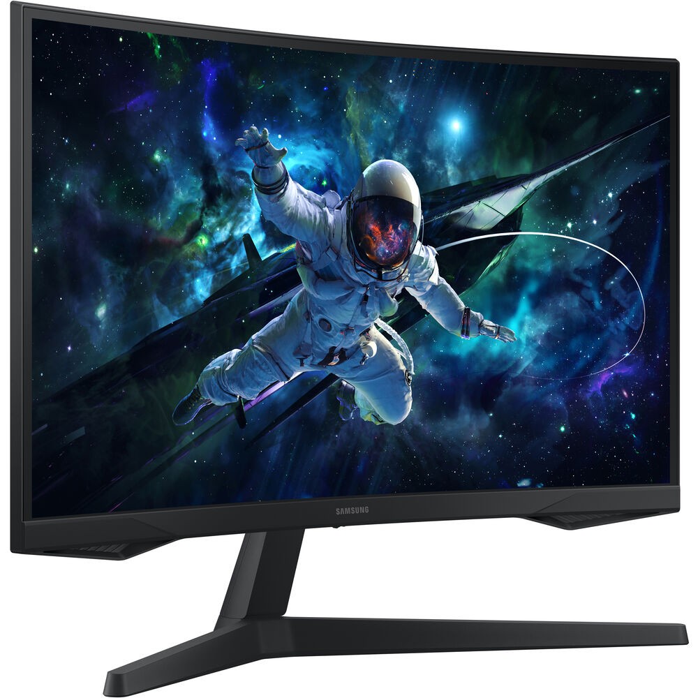 Samsung 27″ Odyssey G55C QHD Curved Gaming Monitor + 26 Months Protection Bundle