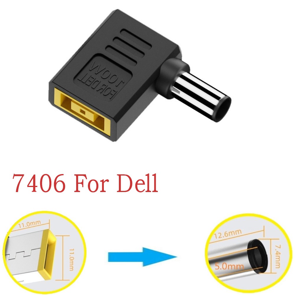5x 100W 11mm/Female 1145 Laptop Charger Converter Power Charging Cable Adapter