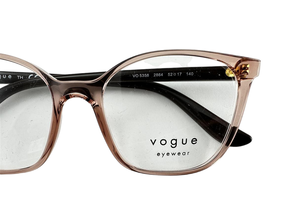 Vogue Eyewear NEW Transparent Beige Eyeglasses 52-17-140 Fashion Frames VO5356