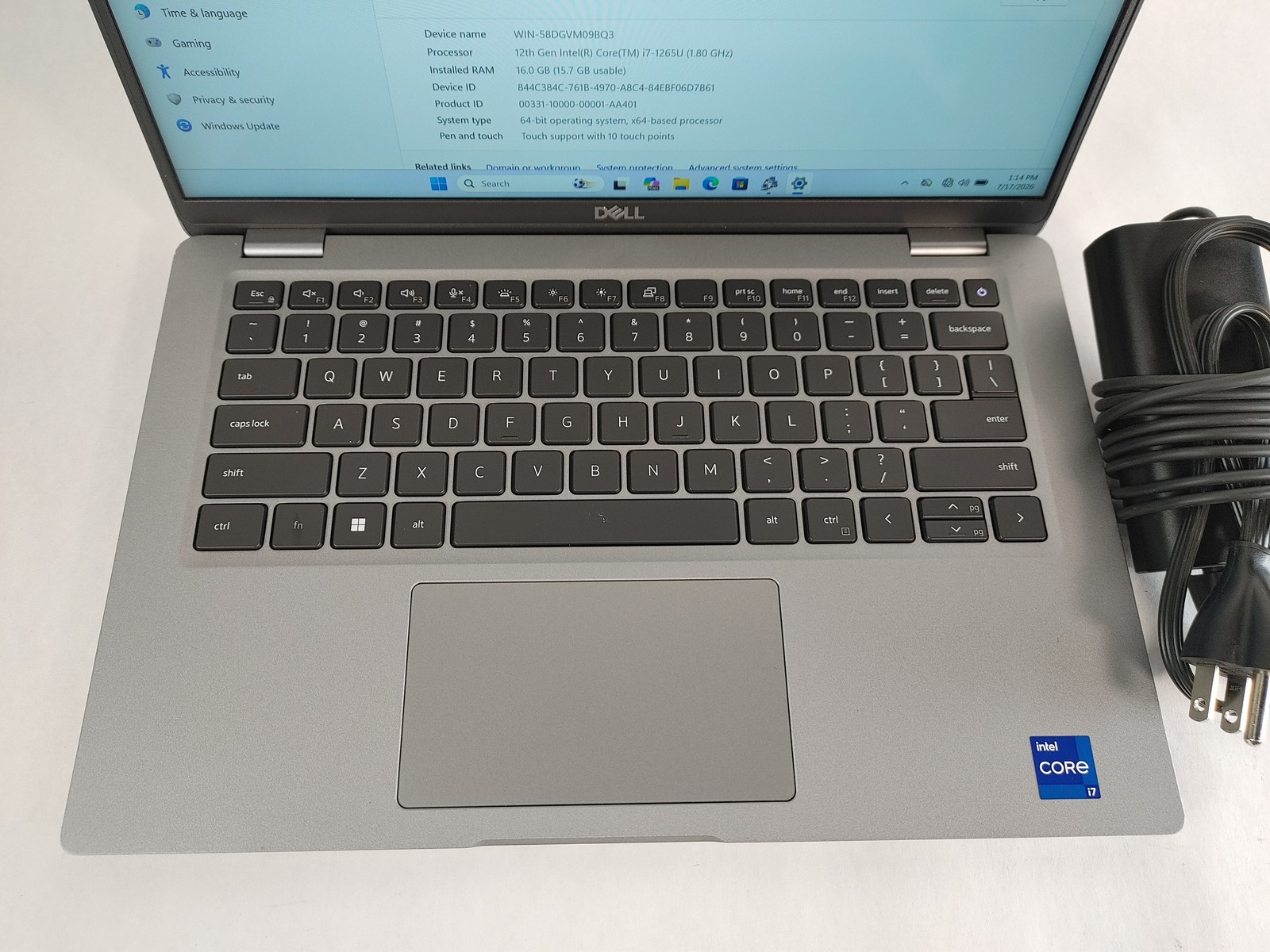Dell Latitude 5430 Core i7-1265U 1.80 GHz 16 GB DDR4 512 GB NVMe Windows 11 Pro