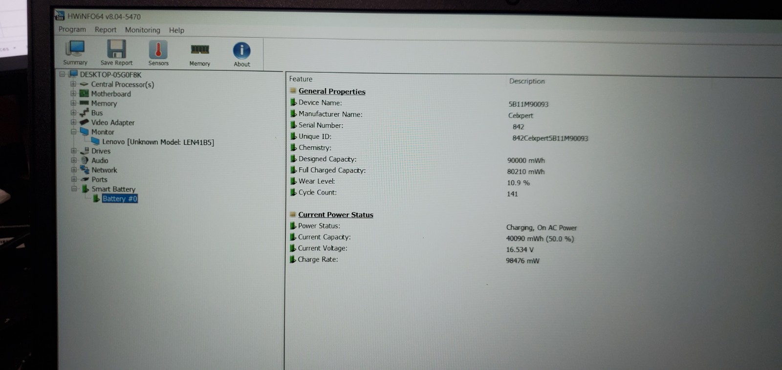 Lenovo ThinkPad P16v Gen 1 intel Core i7-13th Gen 32GB RAM 1TB SSD W11P A2000