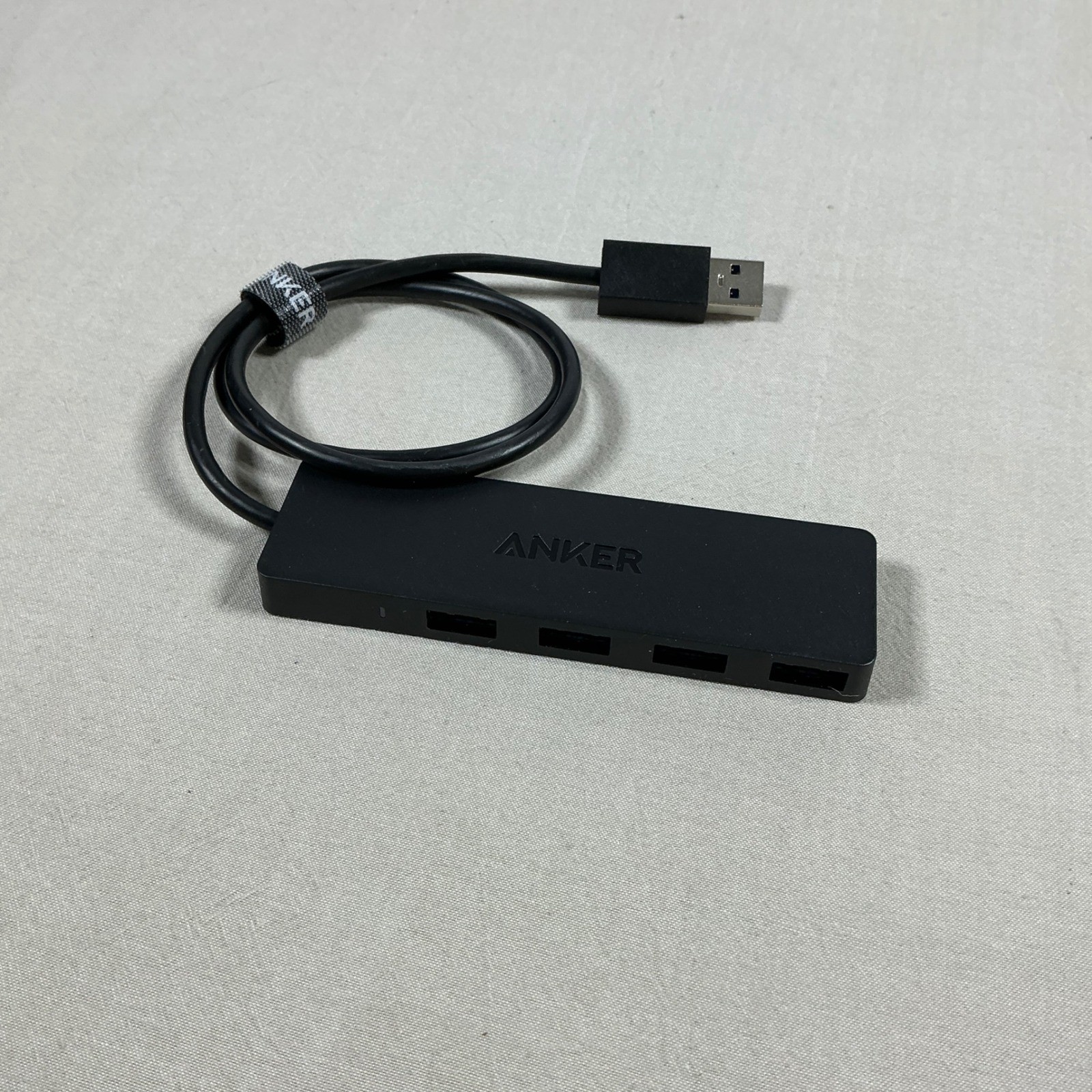 Anker 4-Port Ultra Slim USB 3.0 Data Hub Model A7516 Black High Speed Portable