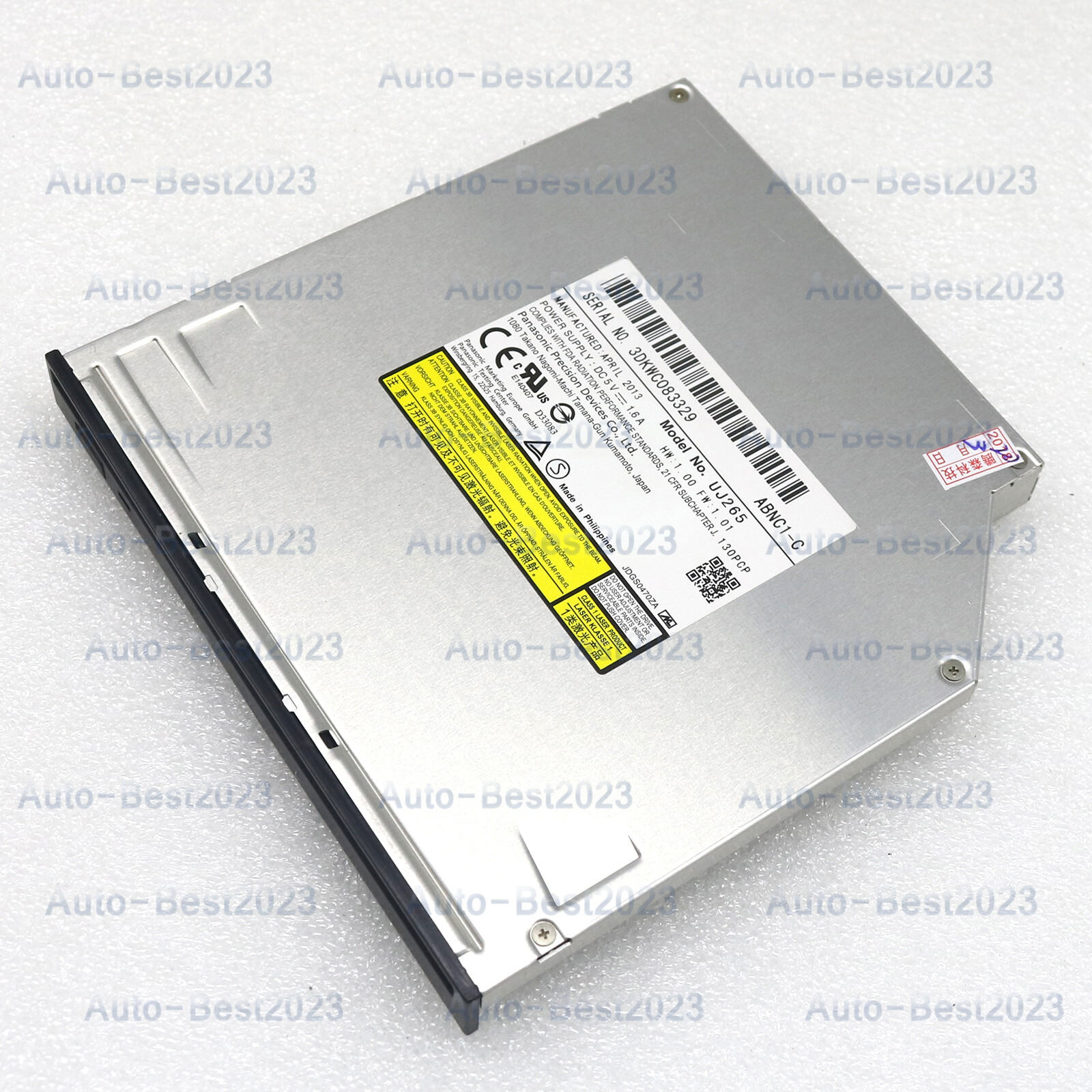 Slot in Blu-ray Burner DVD Drive Player 12.7mm SATA UJ265 NEW For Panasonic