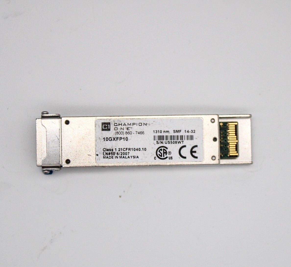 Champion One 10GXFP10 1310nm SMF 14-32 XFP Optical Transceiver