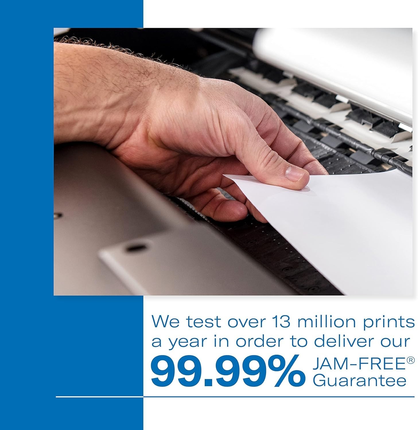 Economical 20 lb Printer Paper 8.5×11, 5000 Sheets, Smooth Finish, 92 Bright