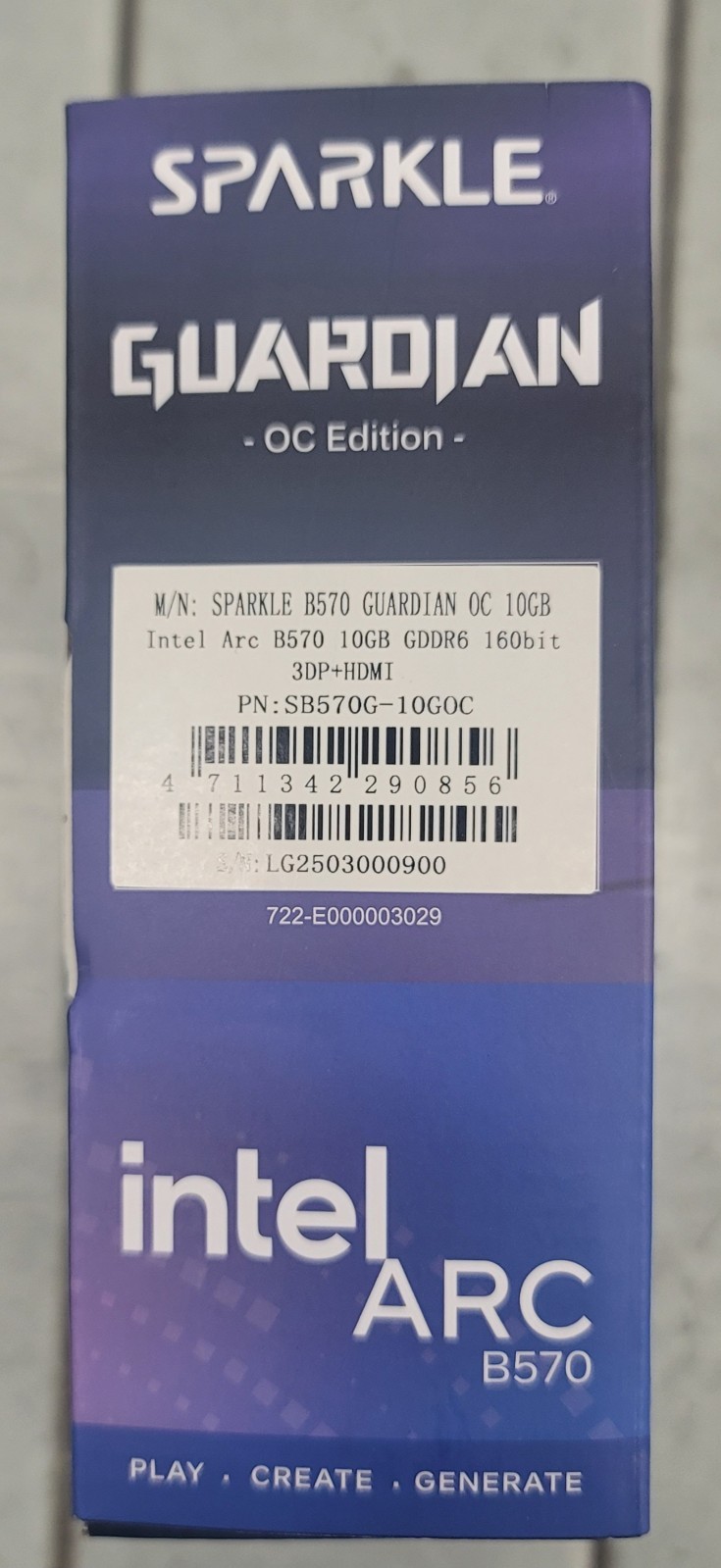 Sparkle Intel Arc B570 Guardian OC Graphics Card 10 GB GDDR6