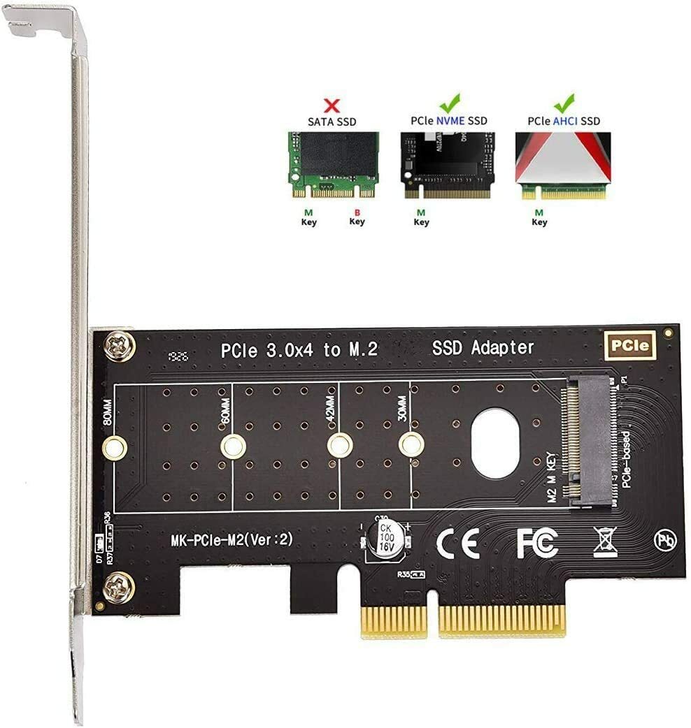 MAC PRO 4,1 TO 5,1 Windows 10 or 11 Pro Nvme Kit 970 Evo 500GB Plug And Play