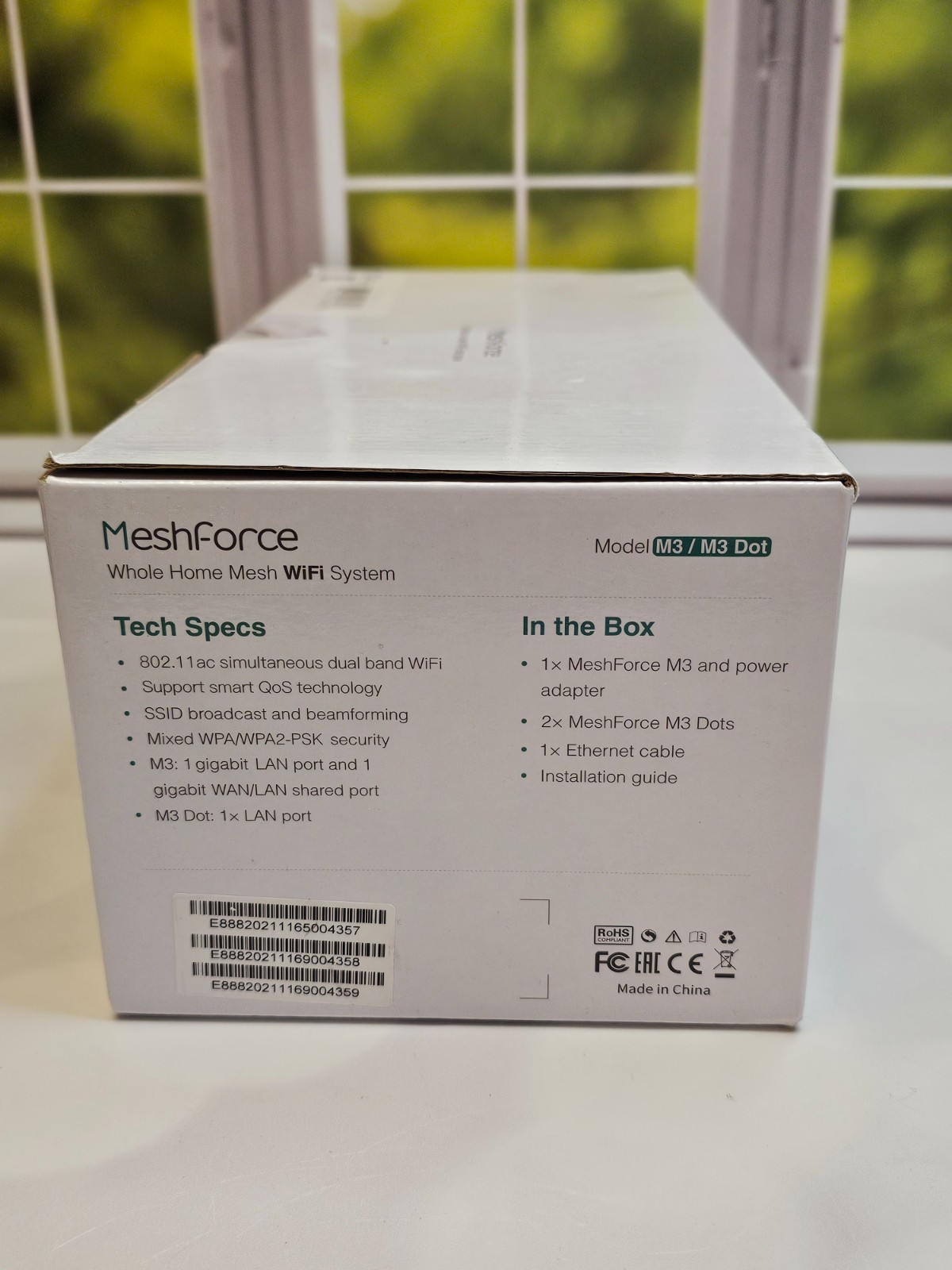 Meshforce Whole Home Mesh Wifi System M3 / M3 Dots – White Brand New
