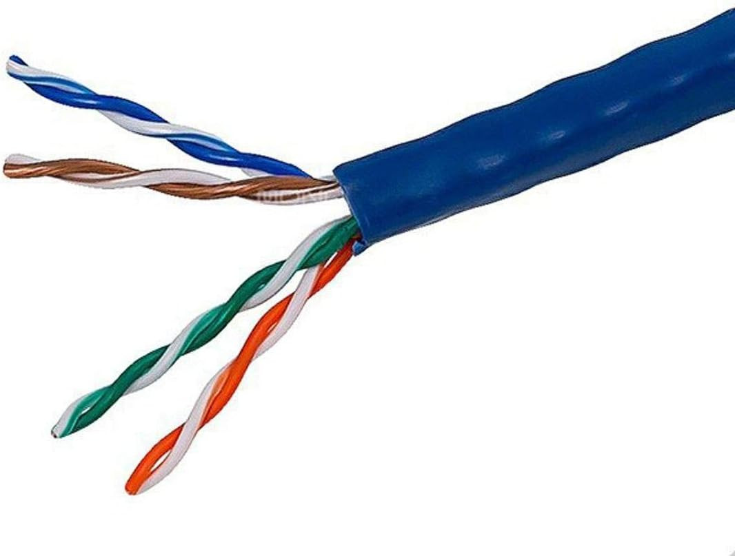 Cat5E Ethernet Bulk Cable – Network Internet Cord – Solid, 350Mhz, UTP, CMR, Ris