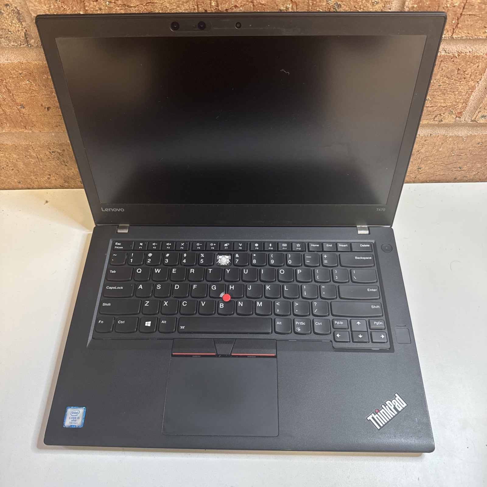 Lenovo ThinkPad T470s 14in (No SSD, Intel Core i7 7th Gen., 2.7 GHz-For parts.