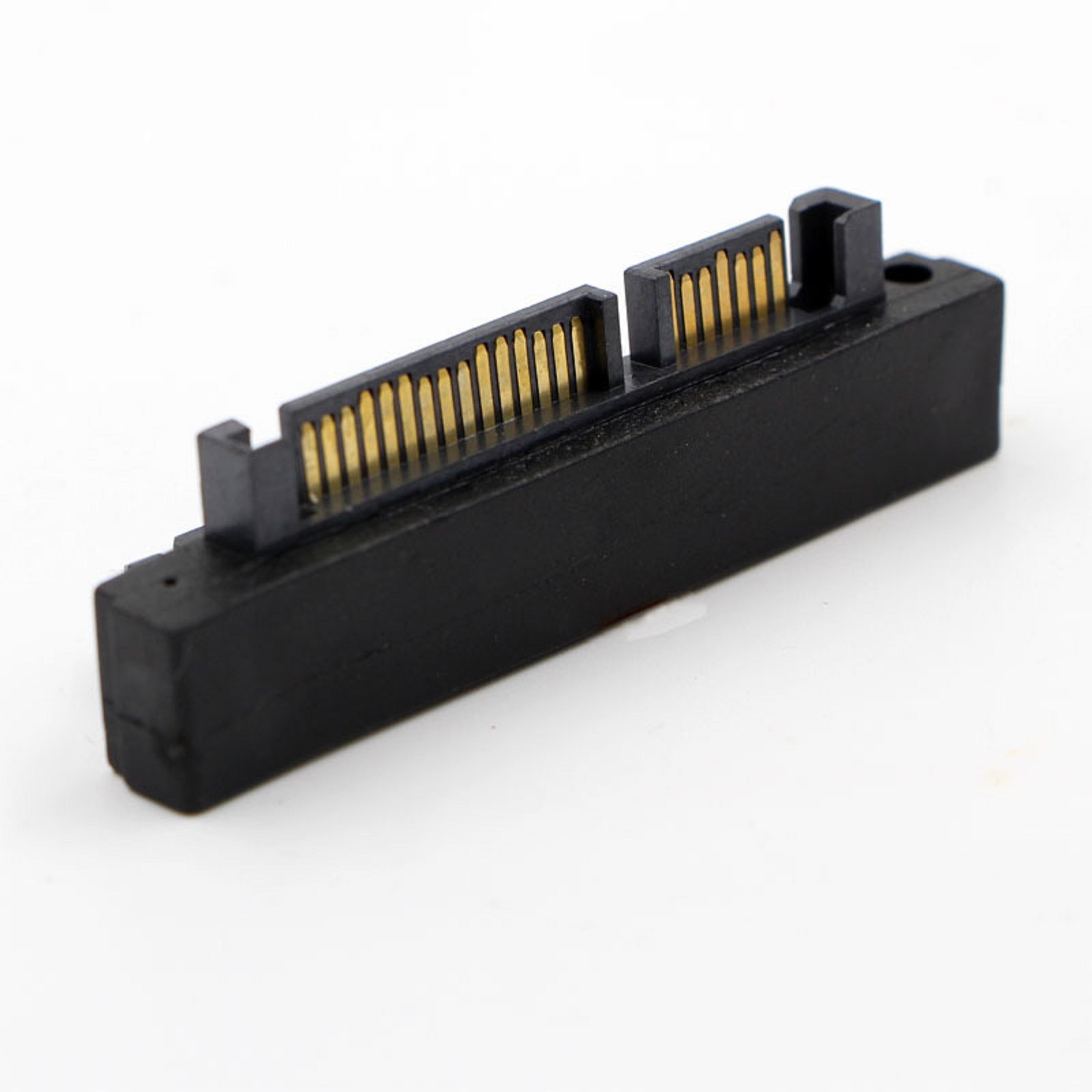 90 Degree SATA 22Pin 7+15 Male To SATA 22Pin Female Connector SATA Adapter