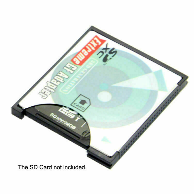 Single Slot Extreme For Micro SD/SDXC TF To Compact Flash CF Type I Memory Card