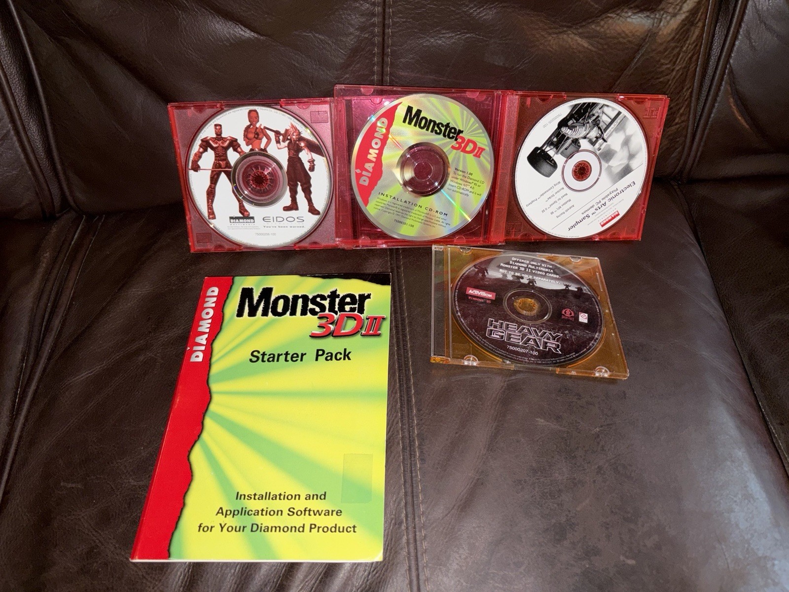 Vintage 1998 Diamond Monster 3D II Starter Pack Early Cloud Final Fantasy