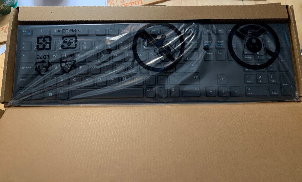 New Dell KB216p Wired Keyboard KB216-BK-US USB Black