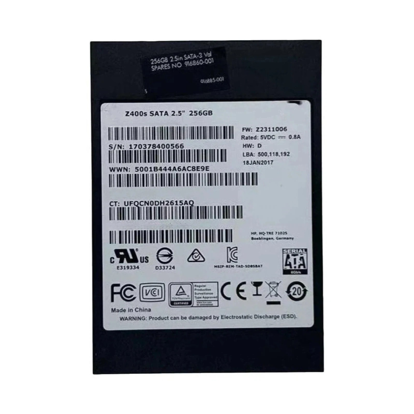 SSD Solid State Drive 2.5” 120GB 240GB 1Tb 256GB For SanDIsk Z400S