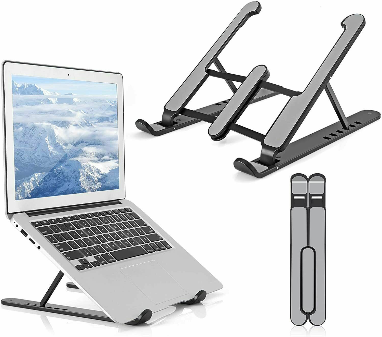 Laptop Holder Stand Adjustable Foldable Portable for Notebook Computer Desk