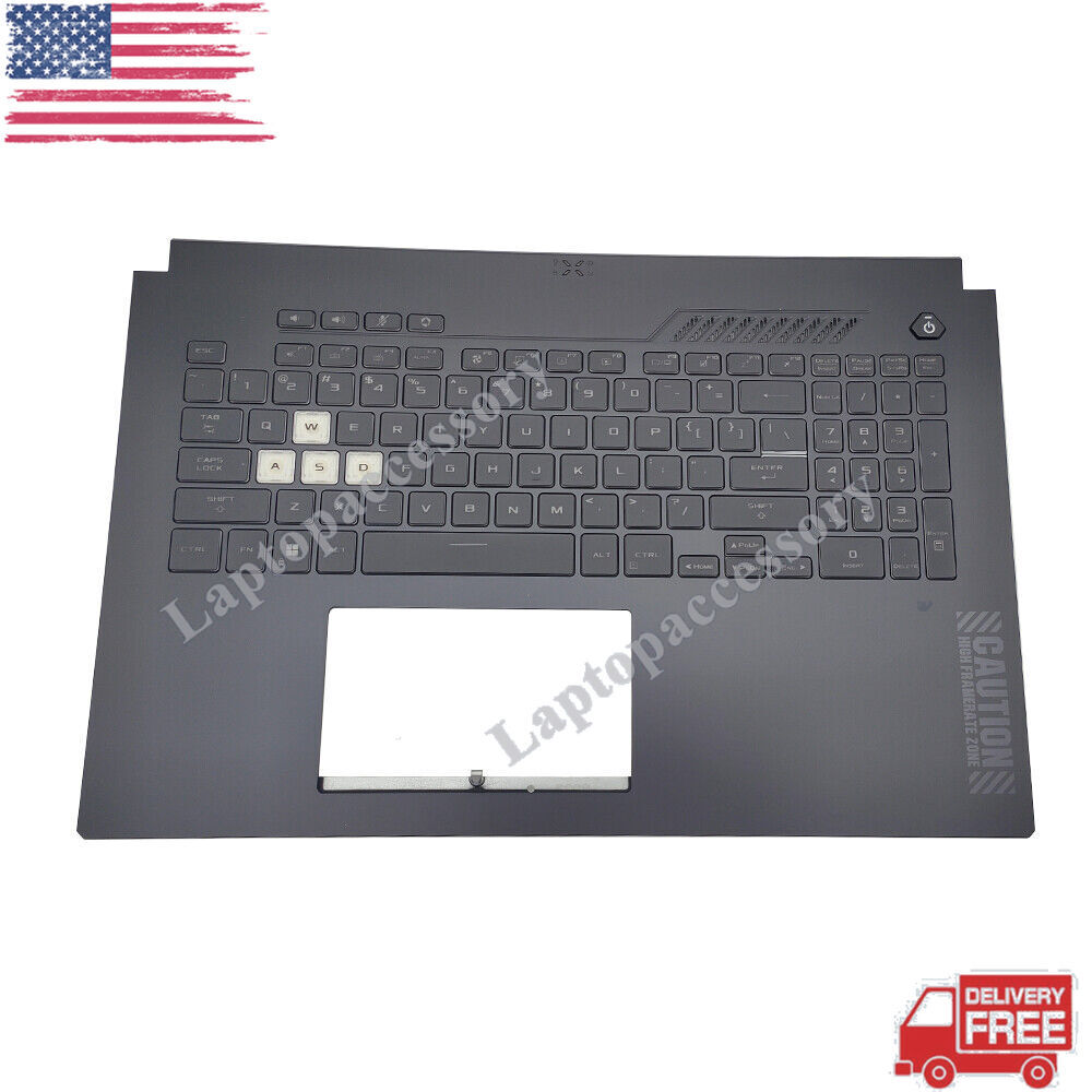 Palmrest Backlit Keyboard For ASUS TUF Gamig 3Puls FA707 FX707 FX707ZM Black US
