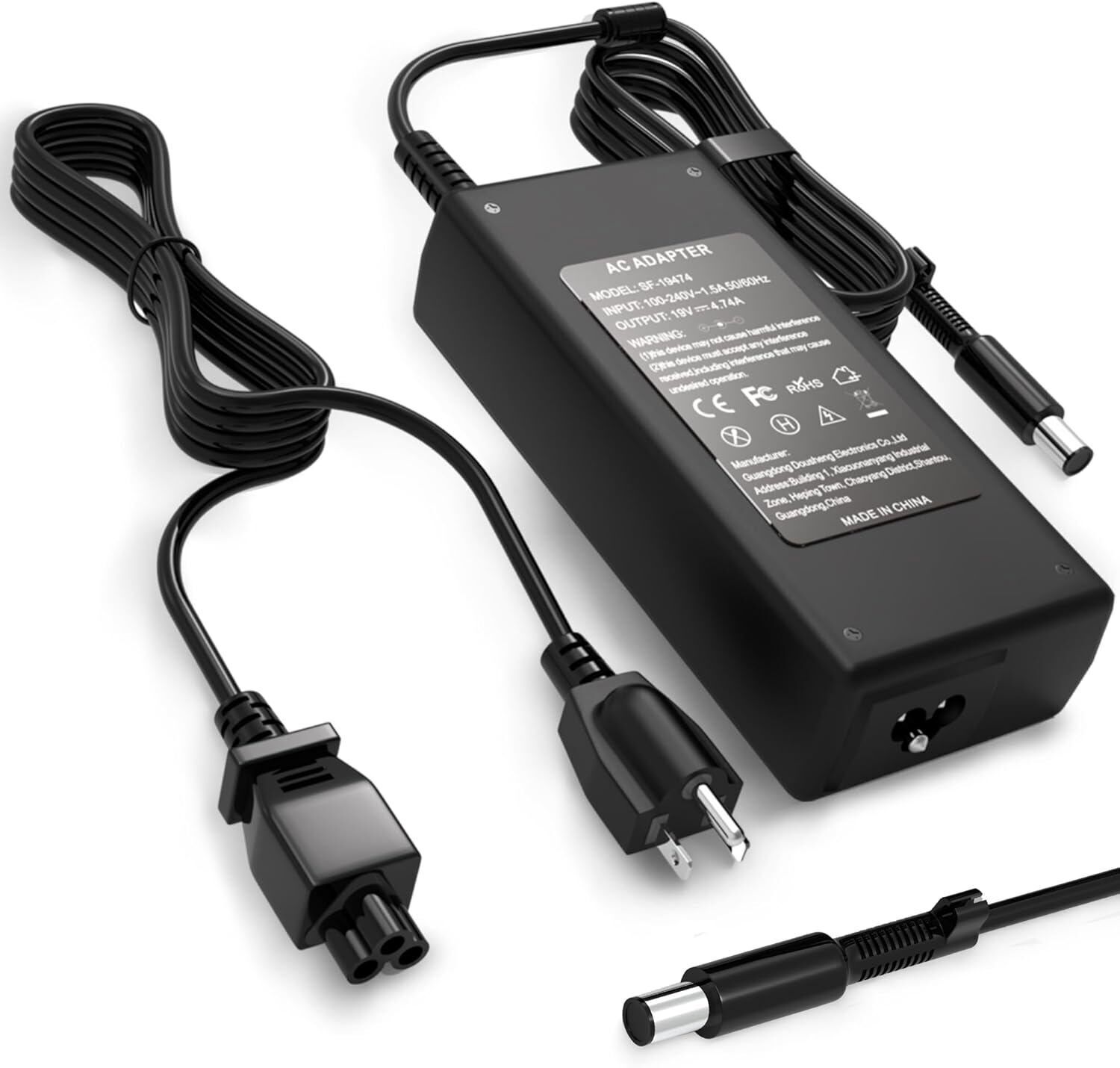 90W 65W AC Adapter Power Supply Cord Charger for HP Pavilion All-in-One 27″ 24″