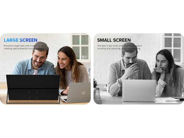 UPERFECT 22.0″ 2560*1440 Portable Monitor USB-C Ultra Slim Screen QHD Display US