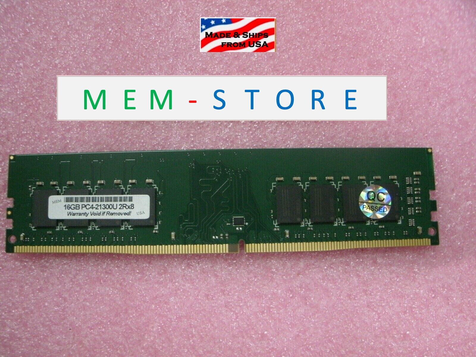 16GB DDR4 UDIMM 2666MHz 2Rx8 RAM Memory Compatible for HPE P06773-001 879527-091