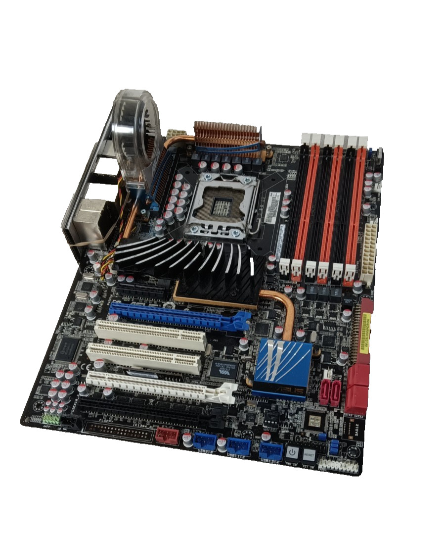 ASUS P6TD DELUXE Socket LGA1366 Intel Motherboard with I/O Shield | Tested