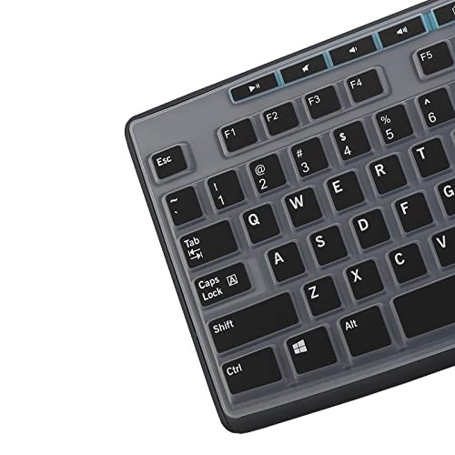 Keyboard Cover for K270 Wireless Keyboard, Logitech MK295 MK275 MK270 Black