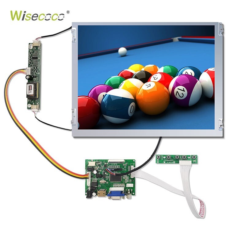 12.1″ Lcd Display 800* 600 Screen HDMI VGA Driver Board Panel DIY KIT 400cd/m²
