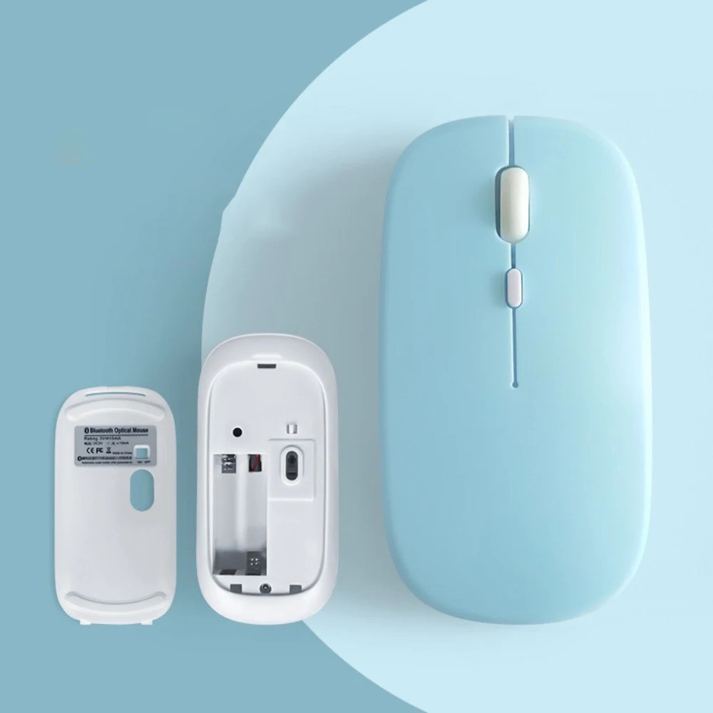 Silent Bluetooth Mouse Marcaron Computer Laptop Optical Mouse Wireless for iPad