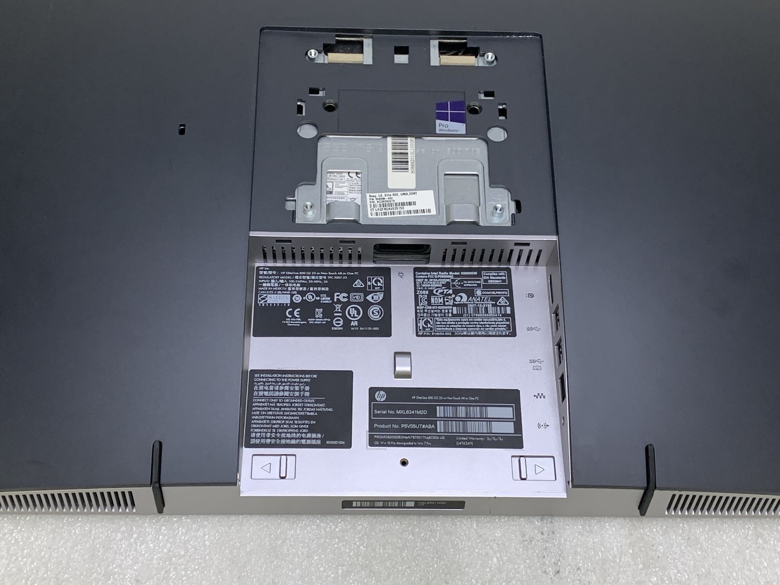 HP EliteOne 800 G2 23-in AiO Core i7-6700 3.4GHz 8GB RAM NO HDD NO OS No stand