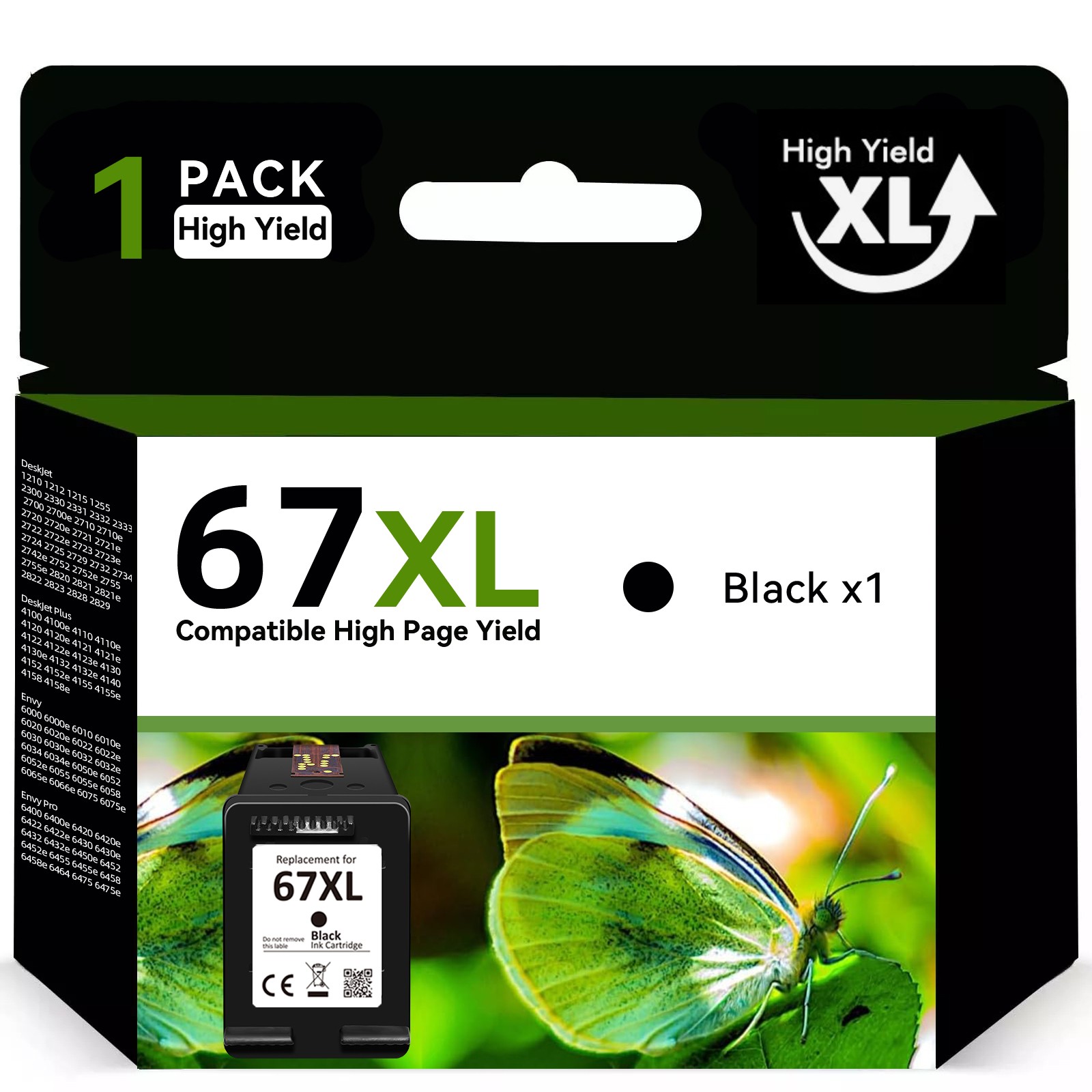 For HP 67XL Ink Cartridges for HP 67 XL Deskjet 2700 2700e 2755e 2800 2852 4155e