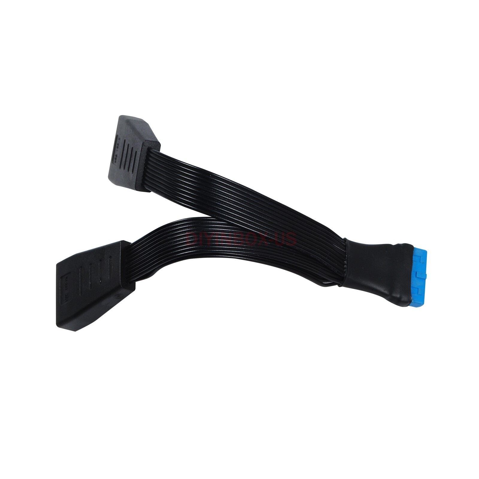 Motherboard Mainboard 1 to 2 Power Splitter Cable 19-Pin to USB 3.0 20-Pin 15cm