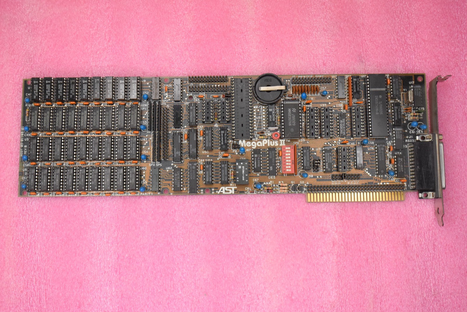 AST MegaPlus II 256k RAM RTC LPT Serial Combo 8bit ISA Card PC XT – TESTED