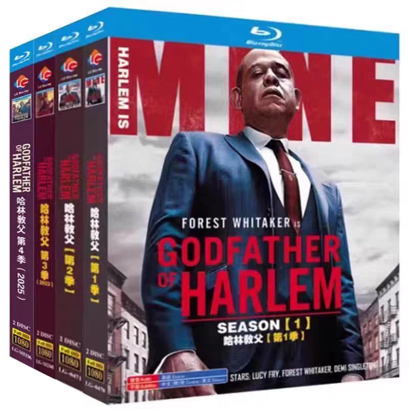 Godfather of Harlem Season 1-4：8-Disc New Sealed Box Set