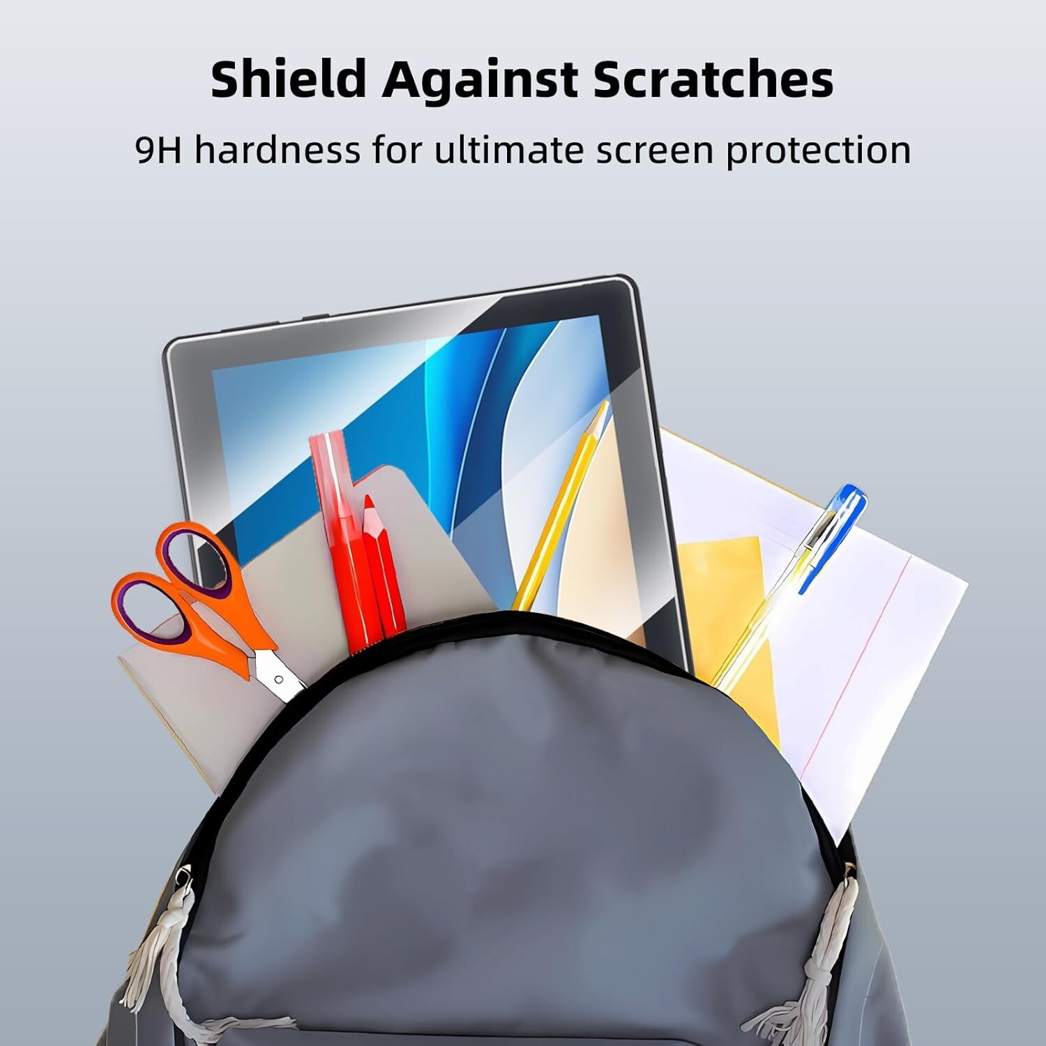 (2 Pack) Screen Protector For 10.1″ Android Tablet (Model: C107) Tempered Glass