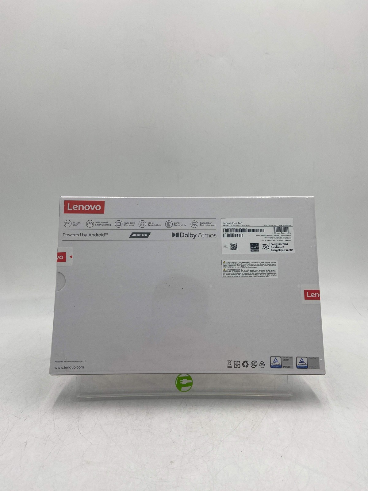 New SEALED WiFi Only Lenovo Idea Tab 128GB Luna Grey TB336FU