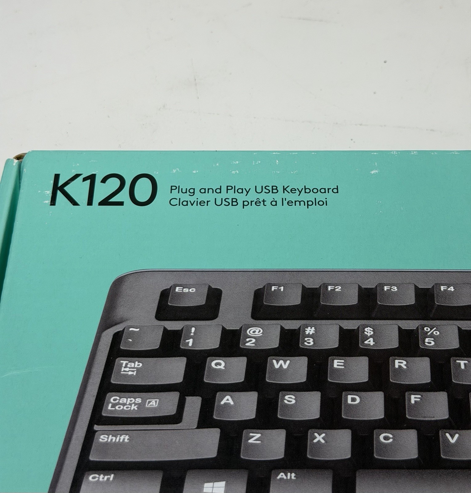 Logitech K120 Plug and Play USB Wired Keyboard Black 920-002478 New Sealed
