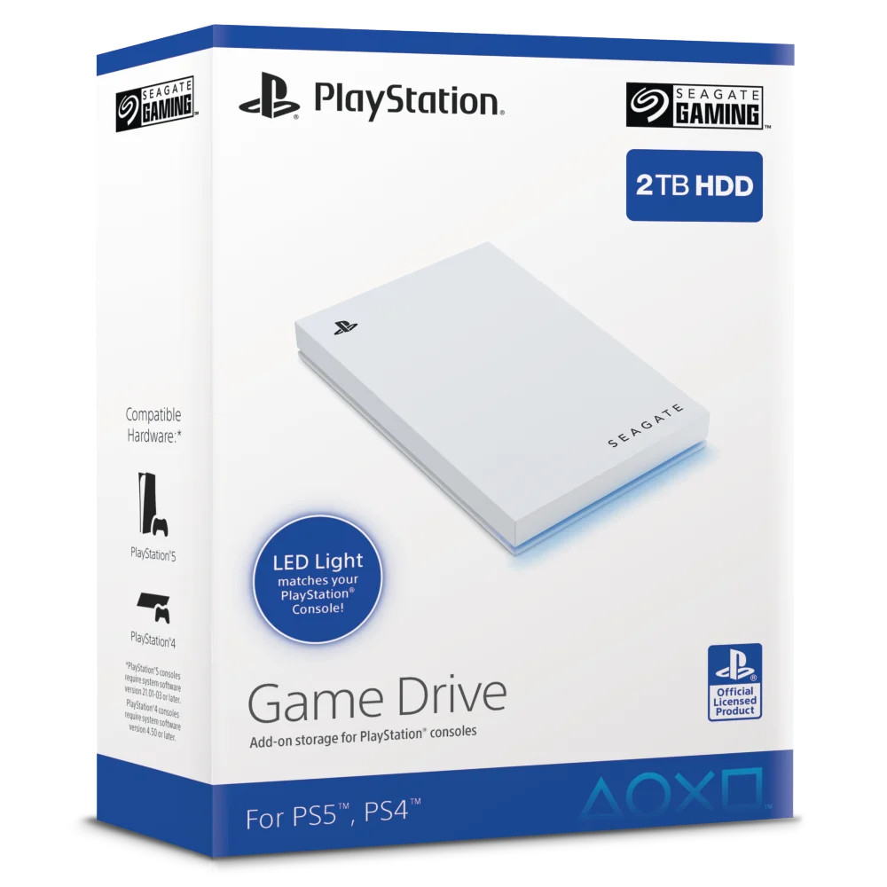 Seagate Game Drive for PS5 2TB External USB 3.0 Portable Hard Drive – Brand New