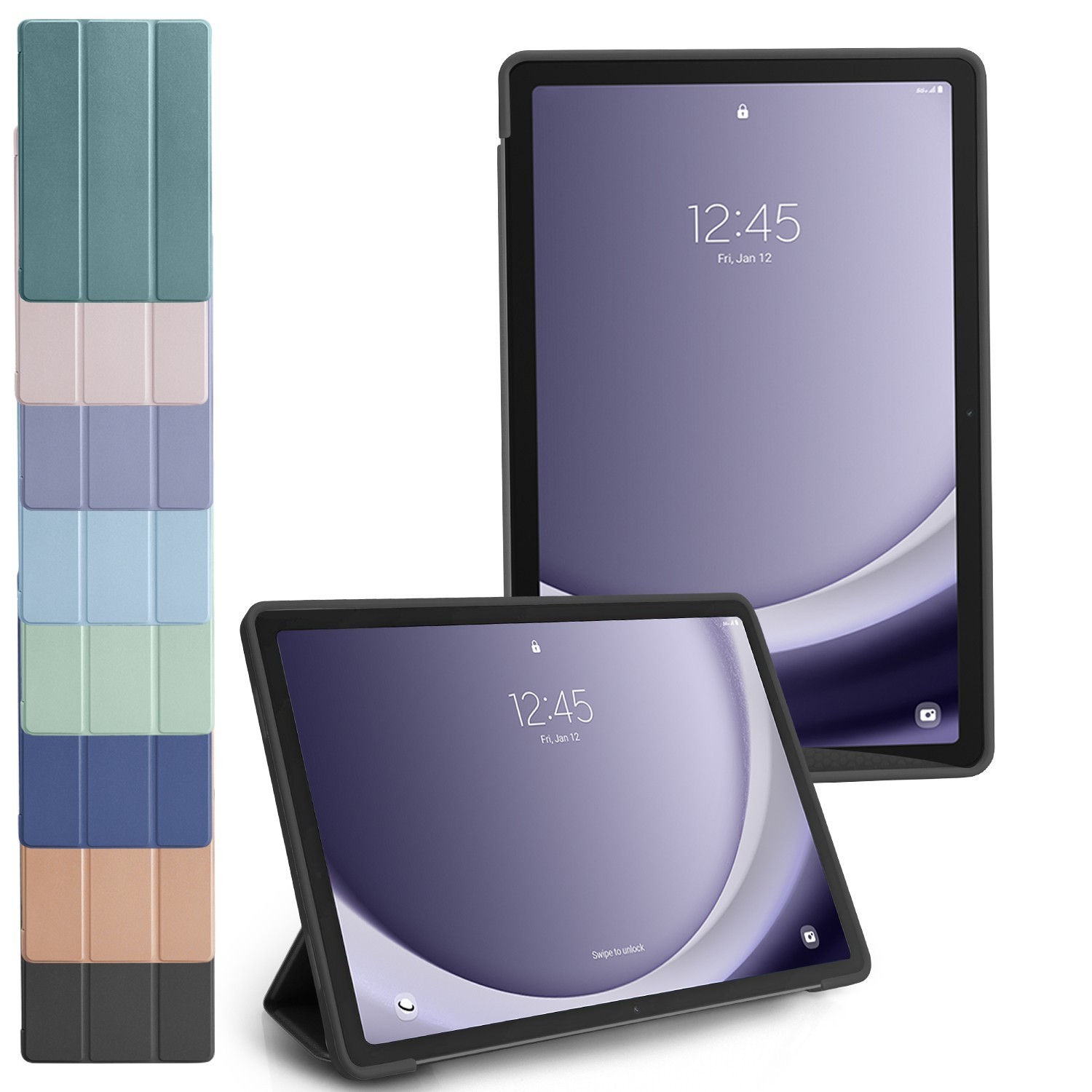 Case For Samsung Galaxy Tab A11+ Magnetic Cover/ Tempered Glass Screen Protector