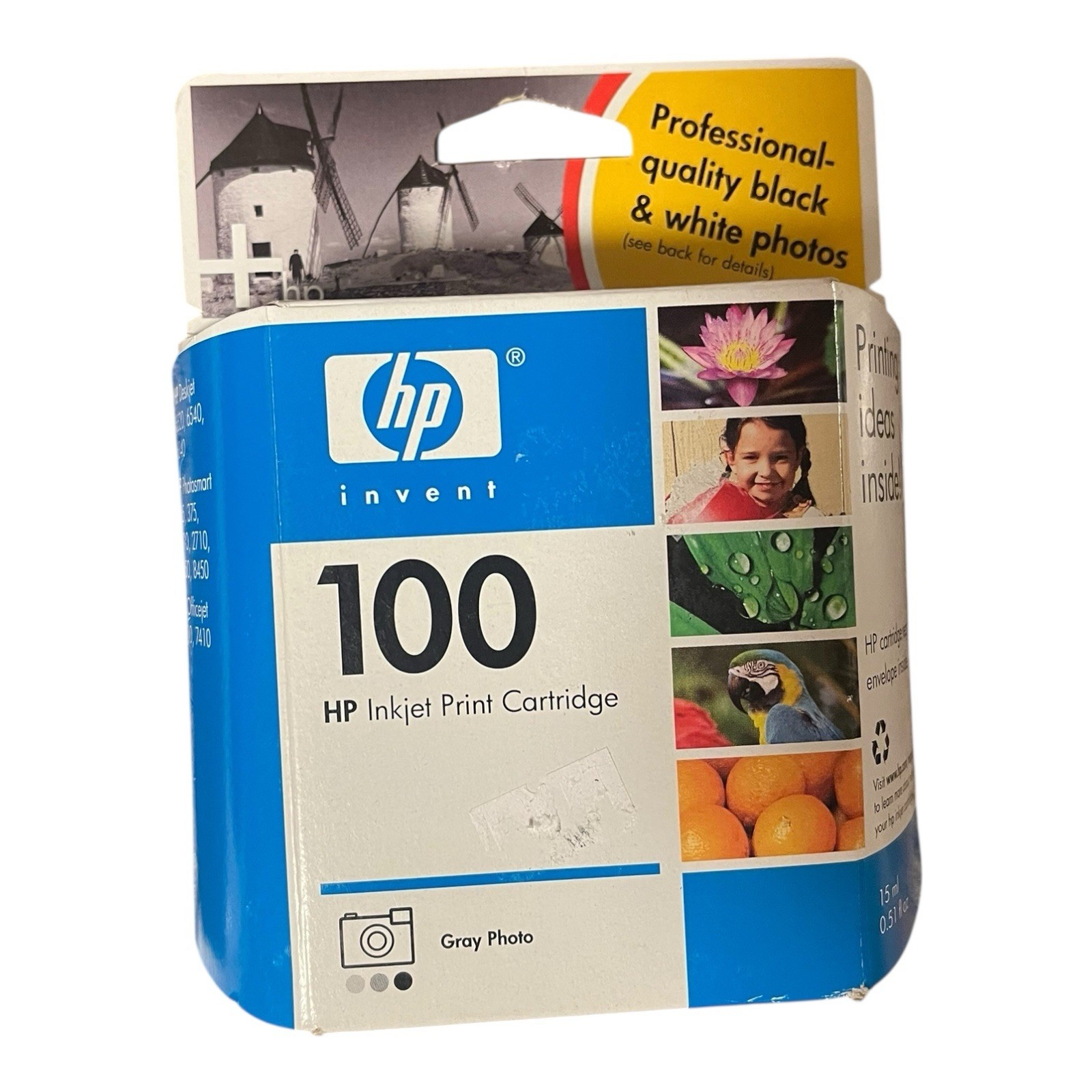Genuine HP 100 C9368AN Photo Gray Ink cartridge for Deskjet Officejet Printer