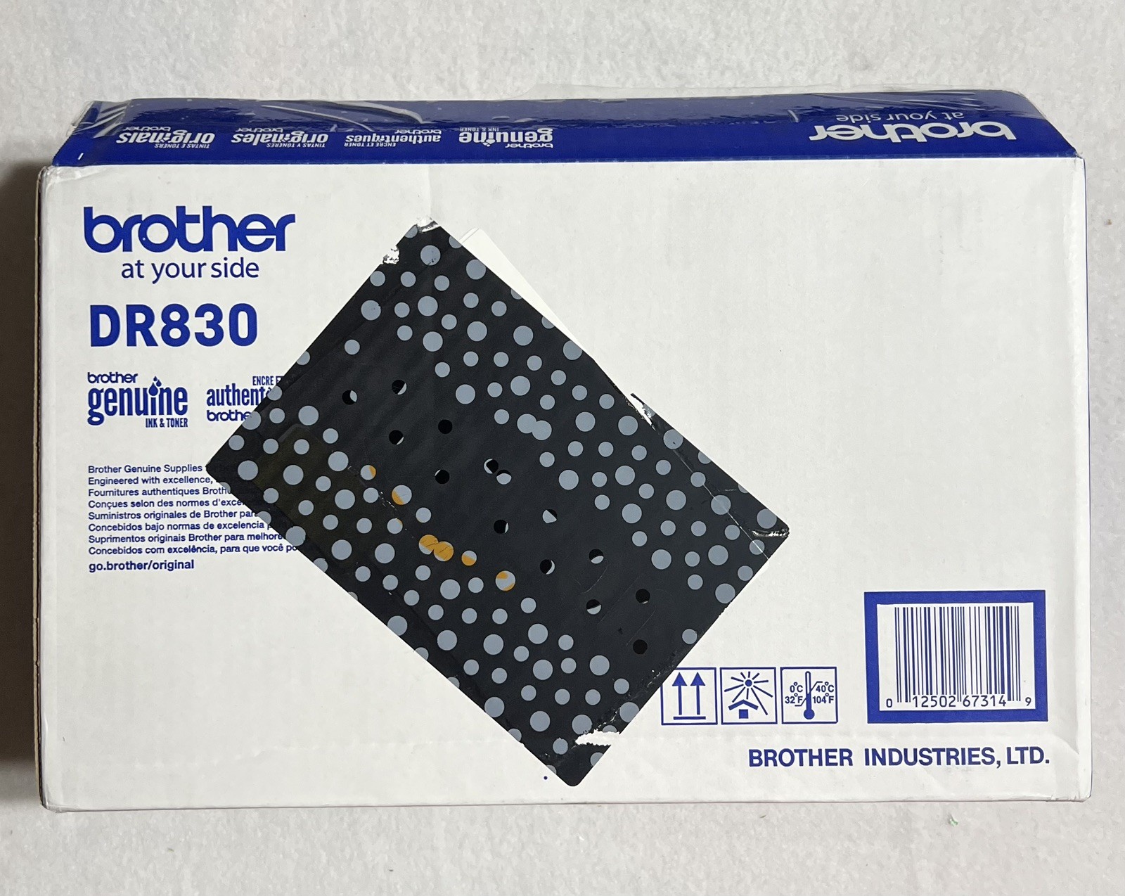 GENUINE – BROTHER DR830 DRUM UNIT – 15,000 PAGES – DR-830 OPEN BOX NEW