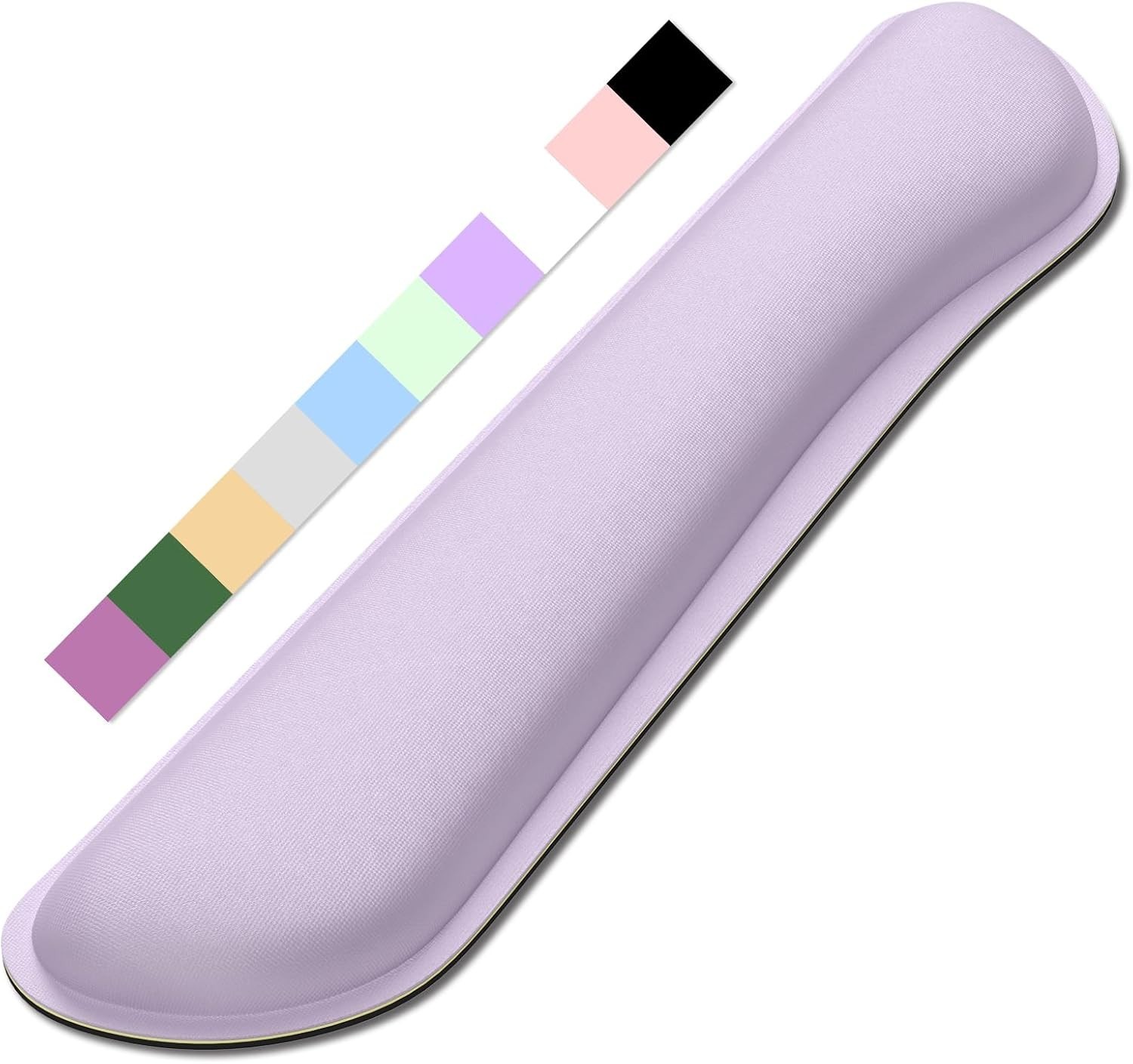 Non-Slip Ergonomic Wrist Support Cushion -Memory Foam 17×3.6in for Typing Relief