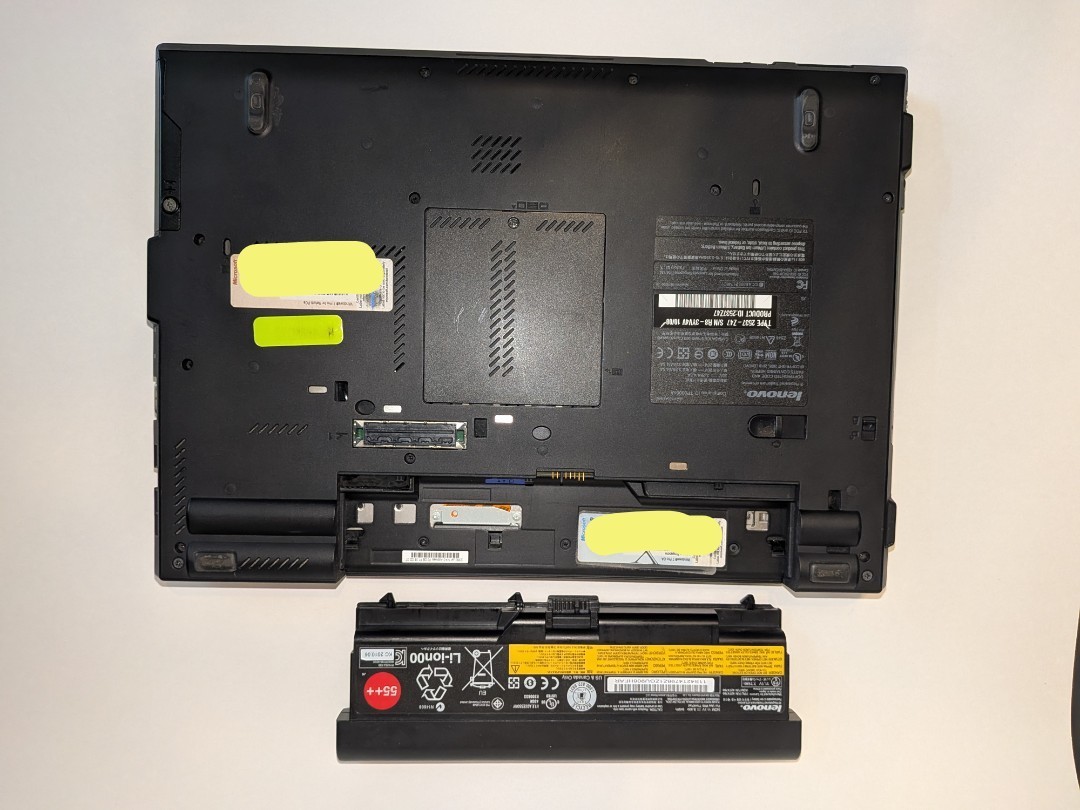 Lenovo Thinkpad T410 Laptop i5-M520 2.5gb ram 500gb HD TESTED NEEDS BATTERY