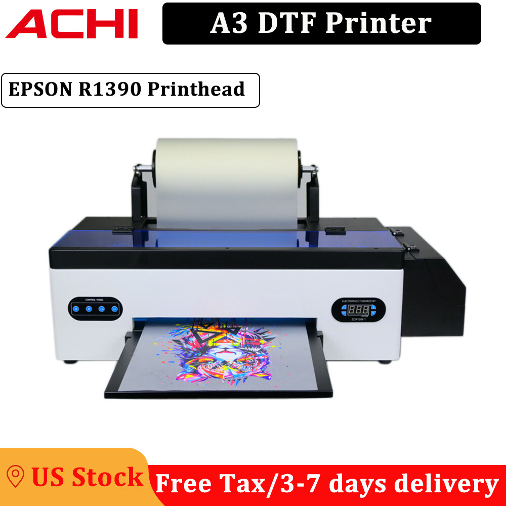 A3 DTF Epson 1390 Printer Direct to Film Inkjet DIY T-shirt Printer for Business