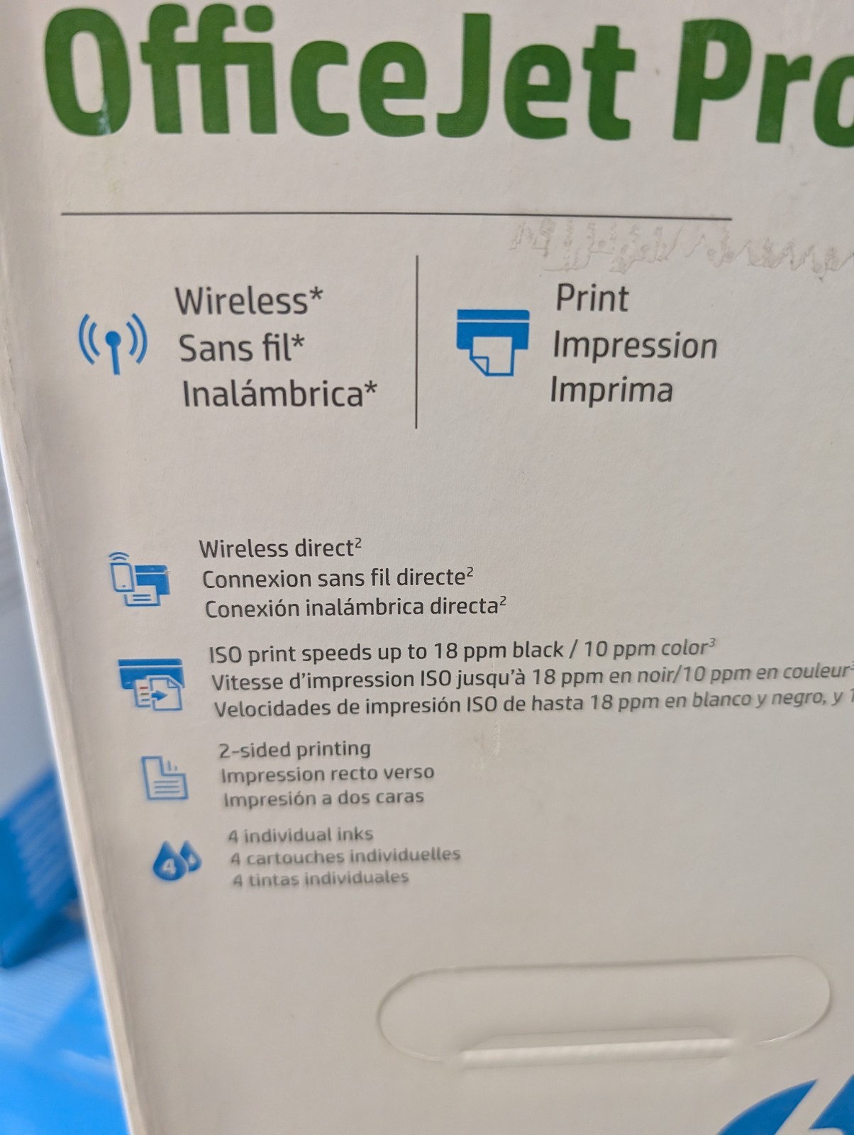 HP OfficeJet Pro 6230 Wireless Color Inkjet Printer Duplex BOX DAMAGED