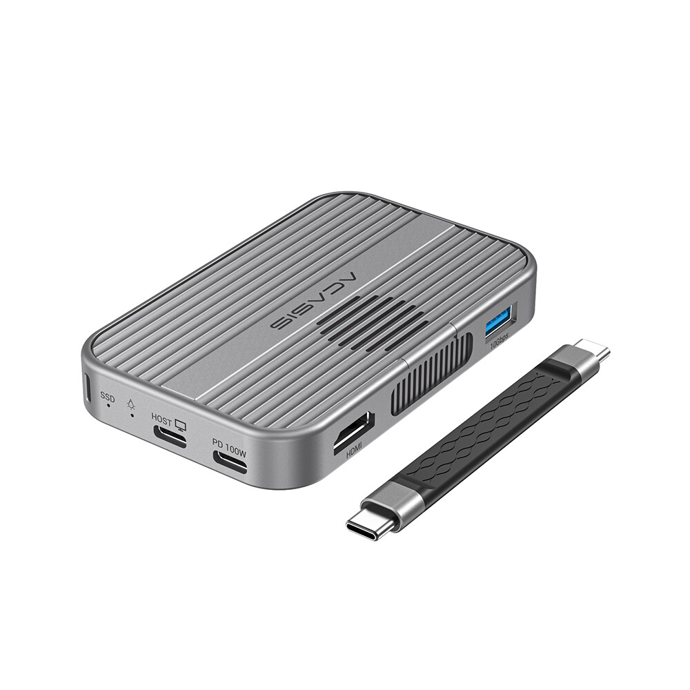 ACASIS 10Gbps Magnetic SSD Enclosure & Docking Station for iPhone 15/16/17 Serie