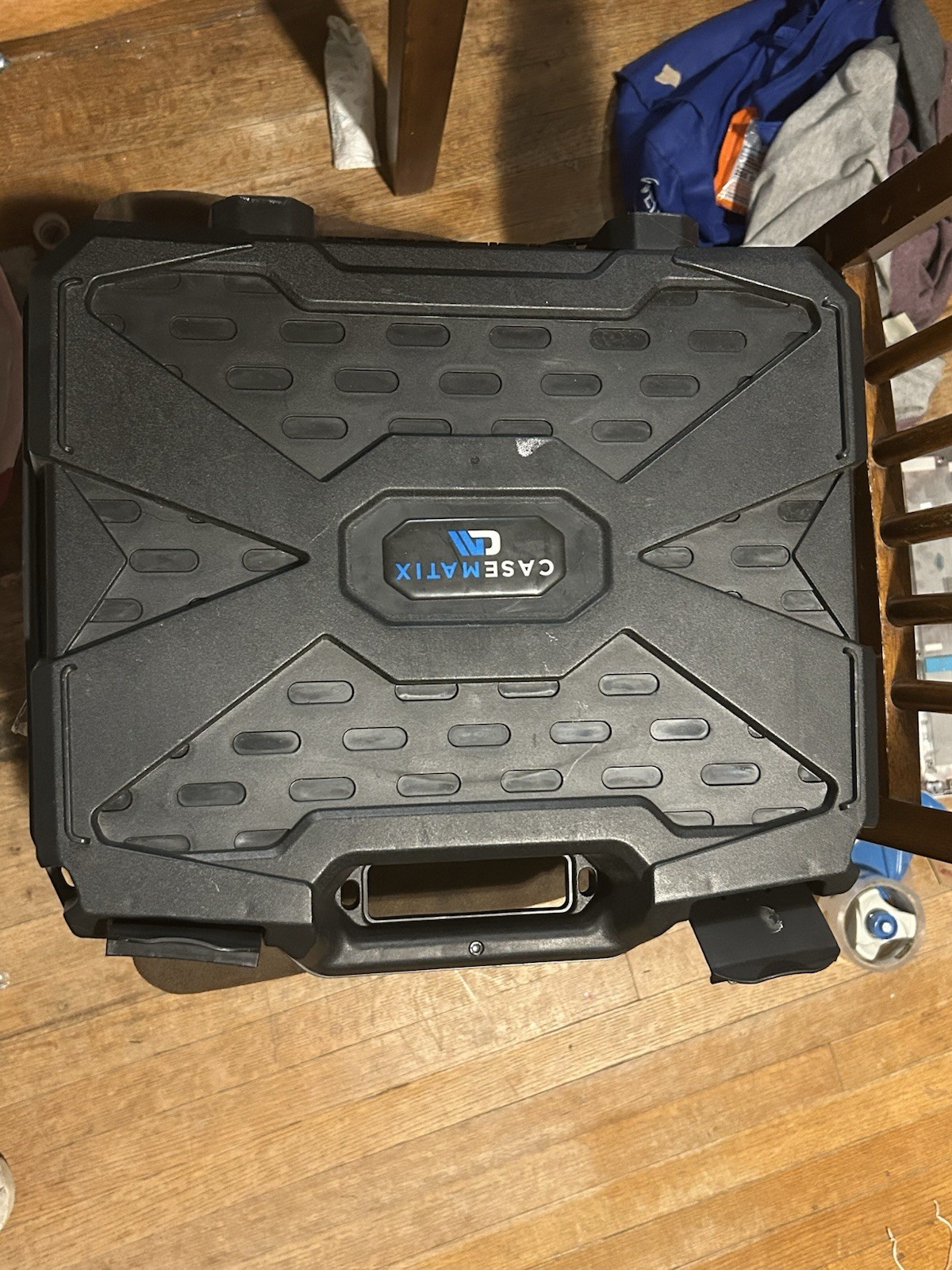 CaseMatix 16” Hard Case for Gaming System and Laptops Black New