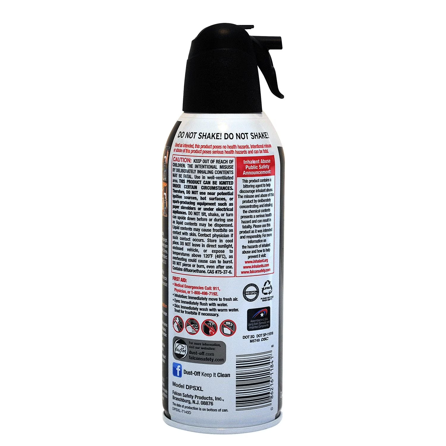 Instant Dust-Off Electronics Compressed Gas Duster, 10oz (Pack of 4, 8,12)